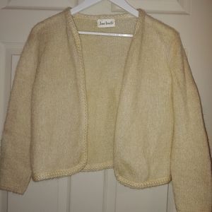 Vintage mohair cropped cardigan
